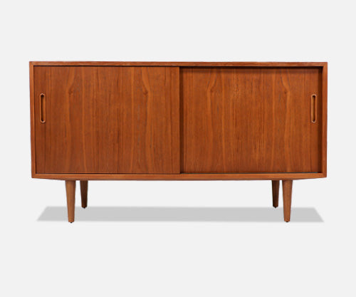 Scandinavian Modern Teak Credenza by Carlo Jensen for Hundevad