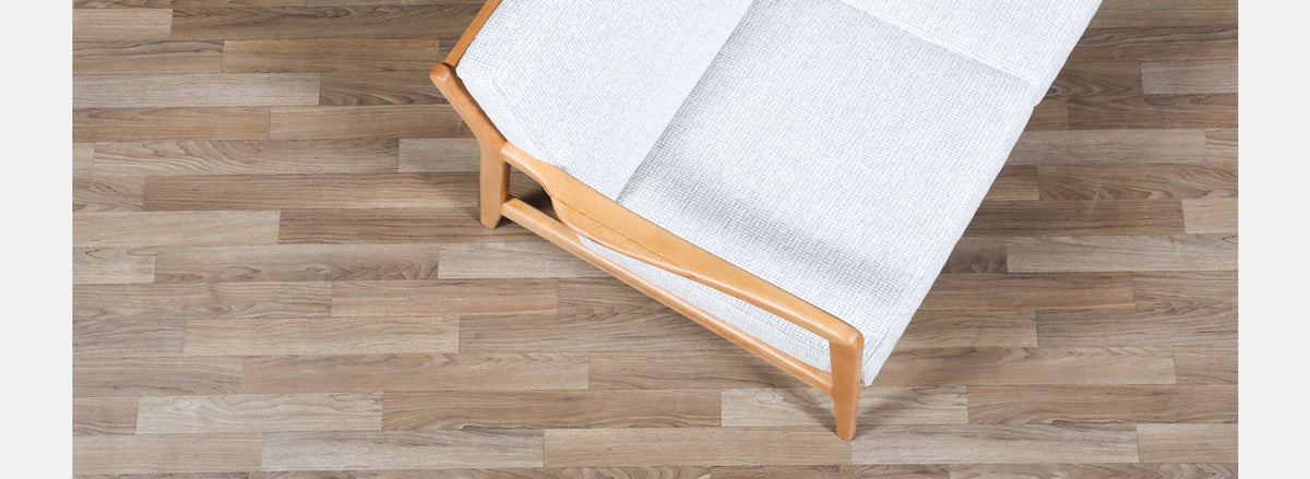 Folke Ohlsson Model “Tema 1” Beechwood Sofa for Dux