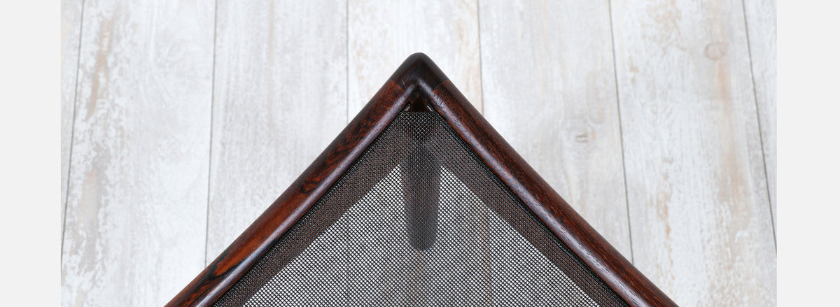 Kristian Vedel Rosewood & Leather Stools for Søren Willadsen