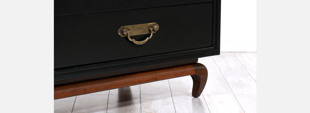 Mid-Century Modern Ebonized Dresser by American of Martinsville 