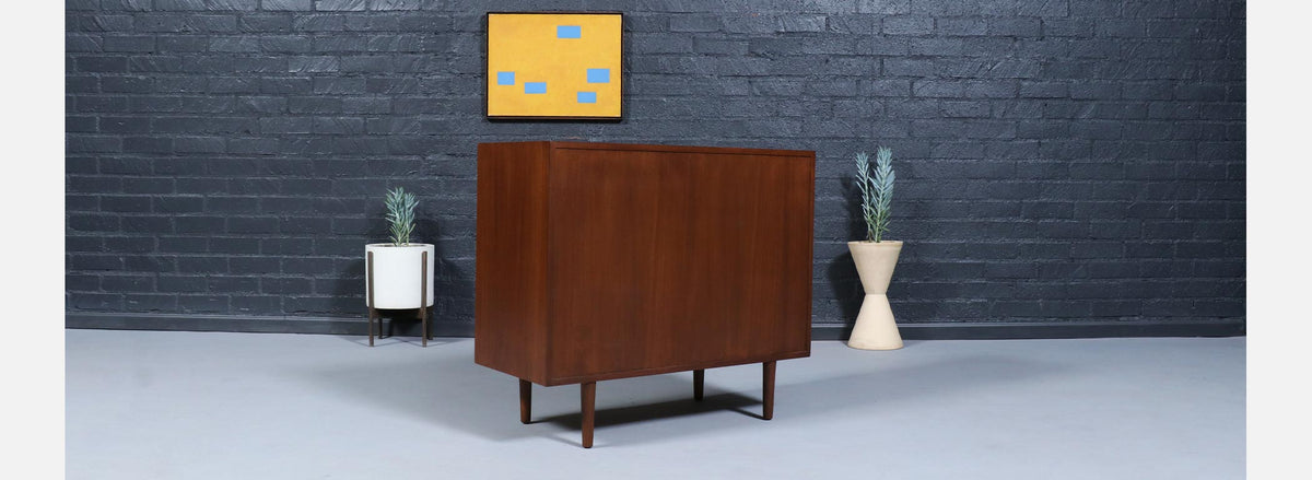 Edward J. Wormley Woven Front Cabinet for Dunbar