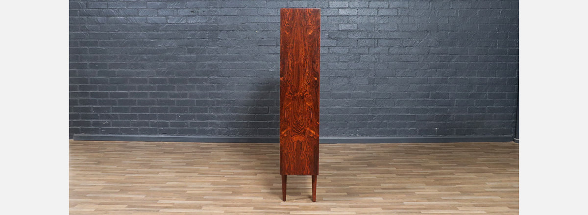 Danish Modern Brazilian Rosewood Bookshelf by Carlo Jensen