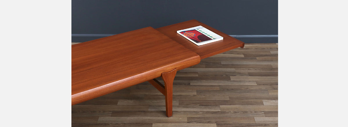 Johannes Andersen Extending Teak Coffee Table