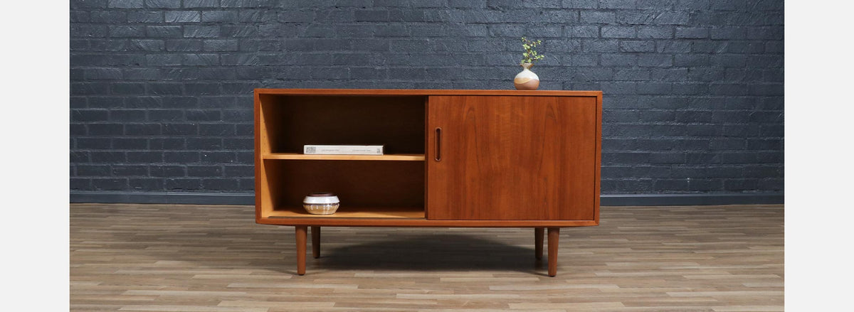 Danish Teak Credenza by Carlo Jensen for Hundevad