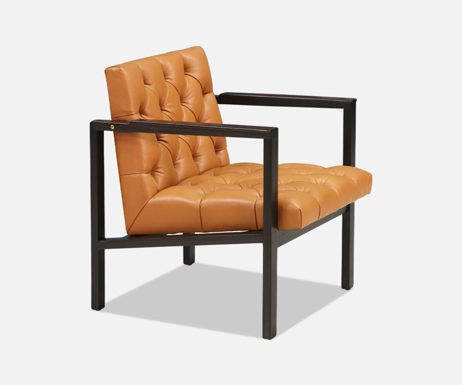 Edward J. Wormley Tufted Lounge Chair for Dunbar