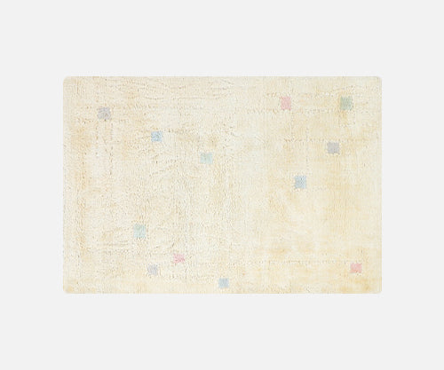 Danish Modern Hand-Knotted Tan Wool Rug by Rya