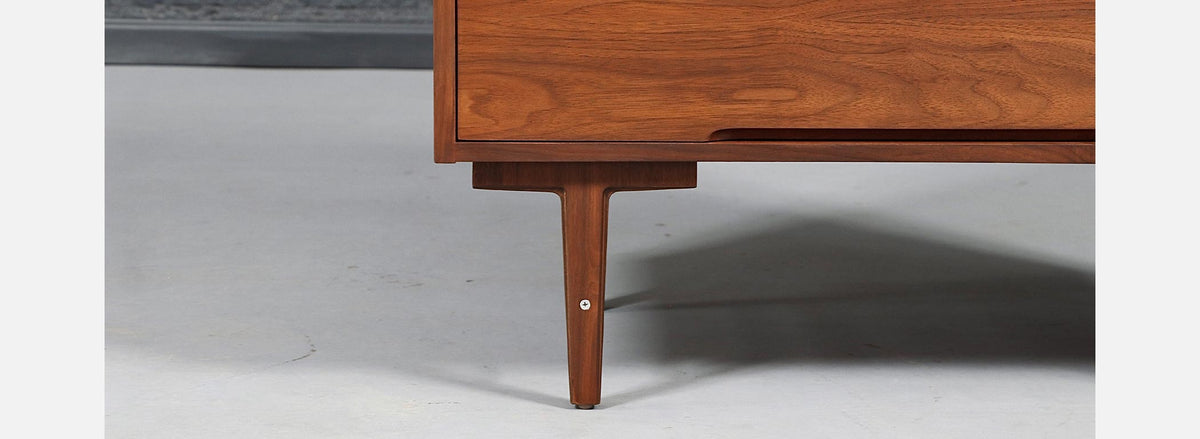 Stewart McDougall & Kipp Stewart Walnut Highboy Dresser for Glenn of CA