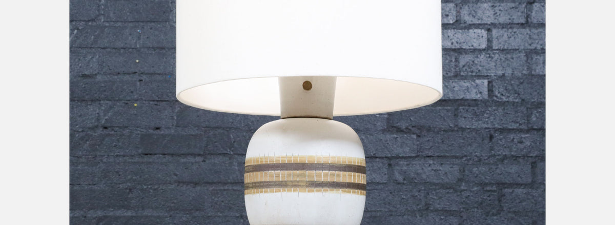 Mid-Century Ceramic Pottery Table Lamp by Jane & Gordon Martz
