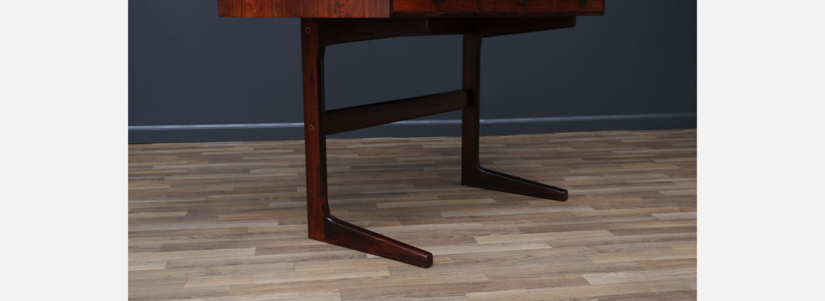 Danish Cantilever Floating Rosewood Desk by Georg Petersens