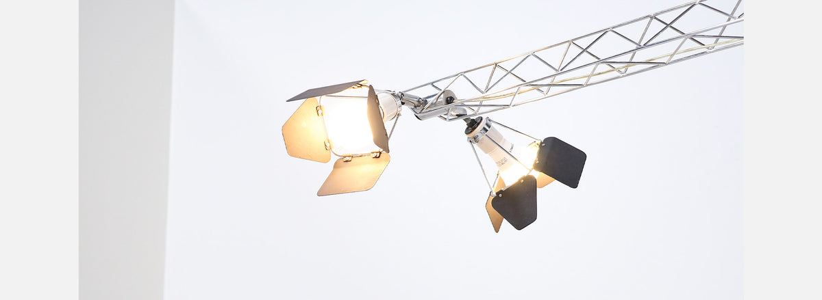 Vintage Curtis Jere "Crane" Floor Lamp for Artisan House, c.1977 