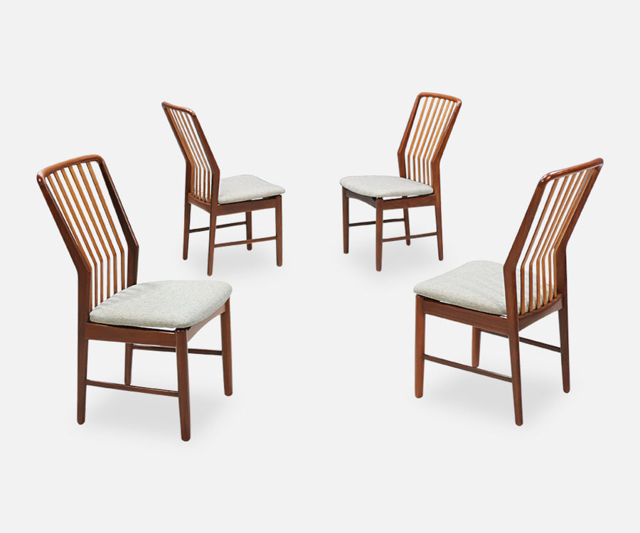 Svend A. Madsen Teak Dining Chairs