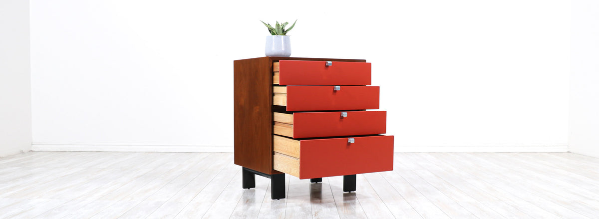 George Nelson Lacquered Chest of Drawers for Herman Miller