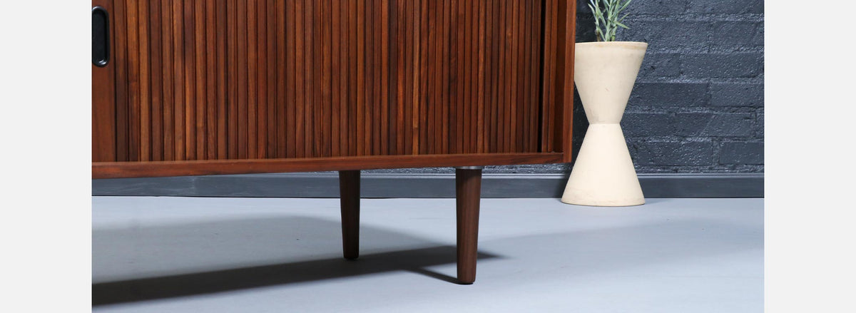 Merton L. Gershun Low Tambour-Door Credenza for Dillingham