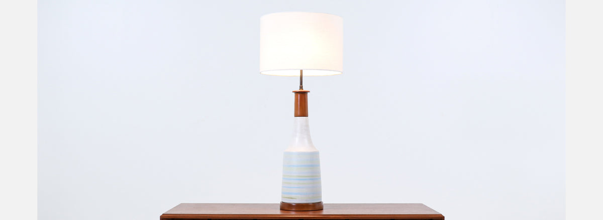 Gordon & Jane Martz Glazed Ceramic Table Lamp for Marshall Studios