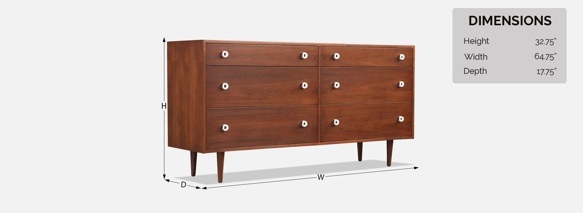 California Modernist Dresser by Greta Grossman for Glenn of California