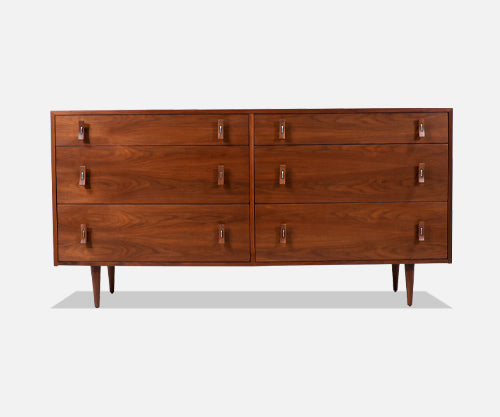 California Modern 6-Drawer Dresser by Stanley Young 