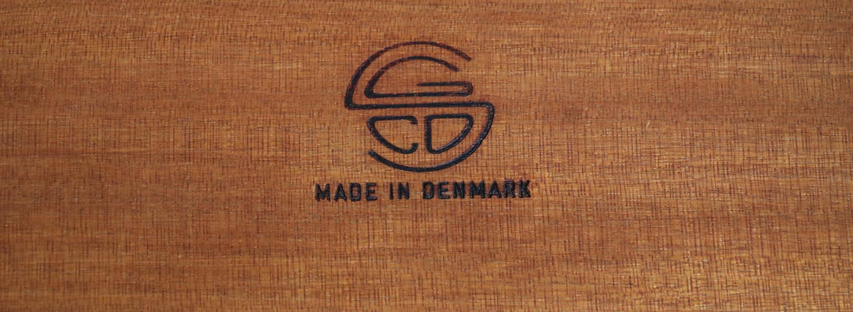 Danish Modern Executive Walnut Desk by Gunnar Schwartz