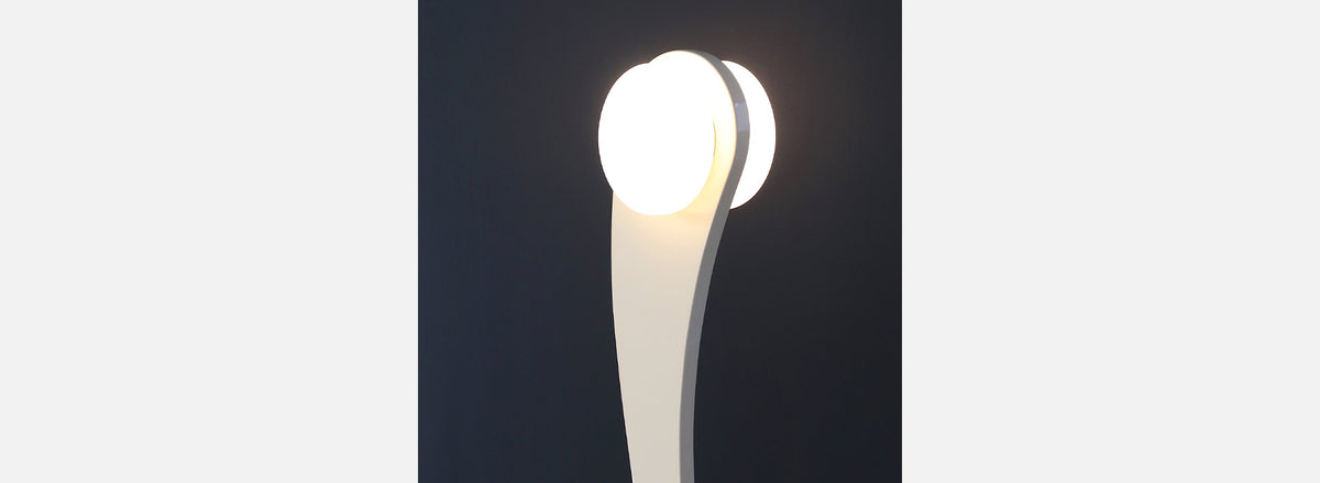 Mid-Century Modern Sculpted Lacquered Floor Lamp