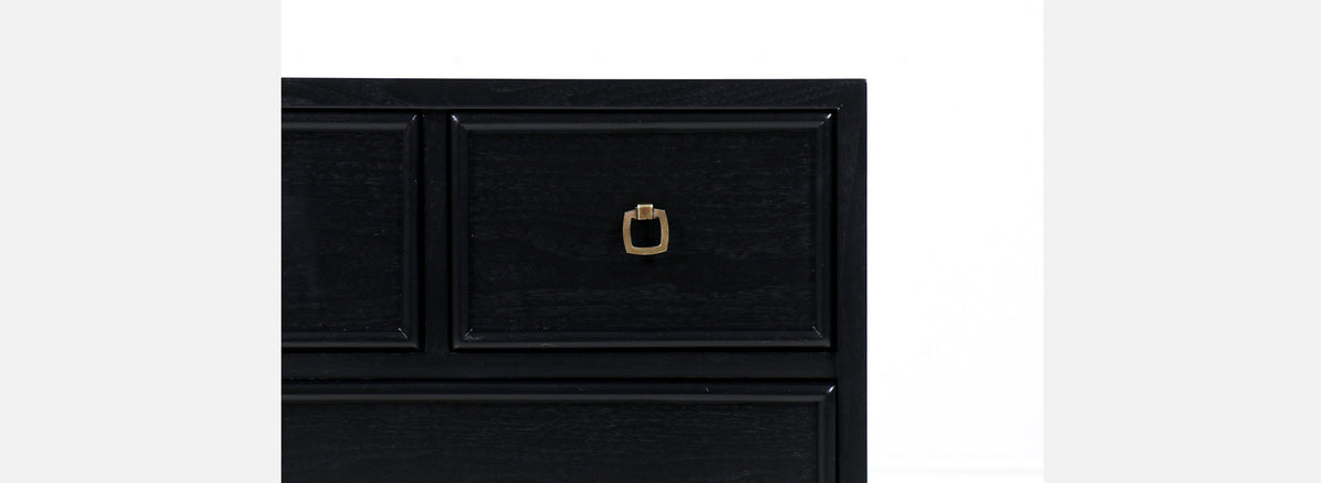Mid-Century Modern Ebonized Night Stands by American of Martinsville