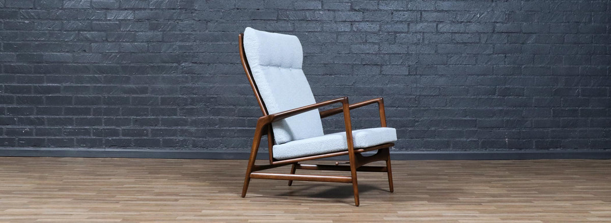 Mid-Century Reclining Lounge Chair by Ib Kofod-Larsen for Selig