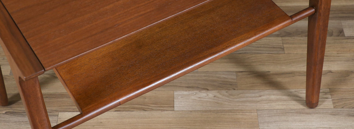 John Van Koert “Profile” Two-Tier Side Tables for Drexel