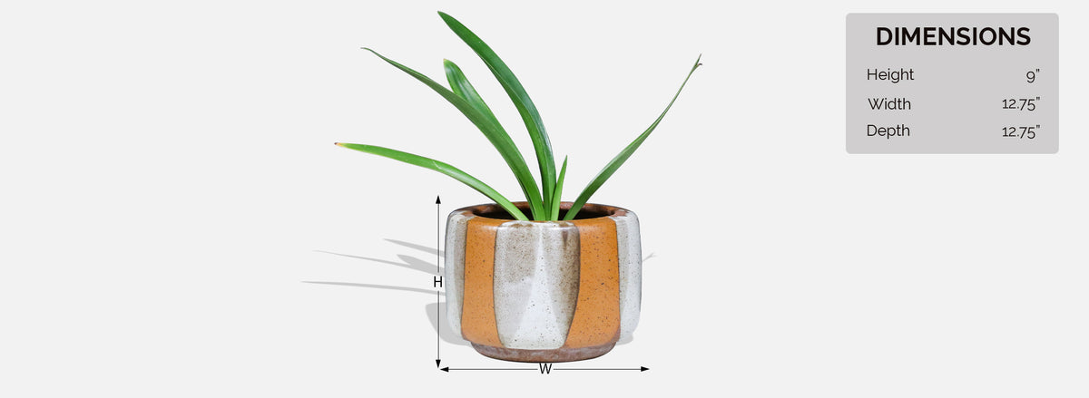 Californian Pro Artisan "Flame Glaze" Tire Planter by David Cressey & John Follis