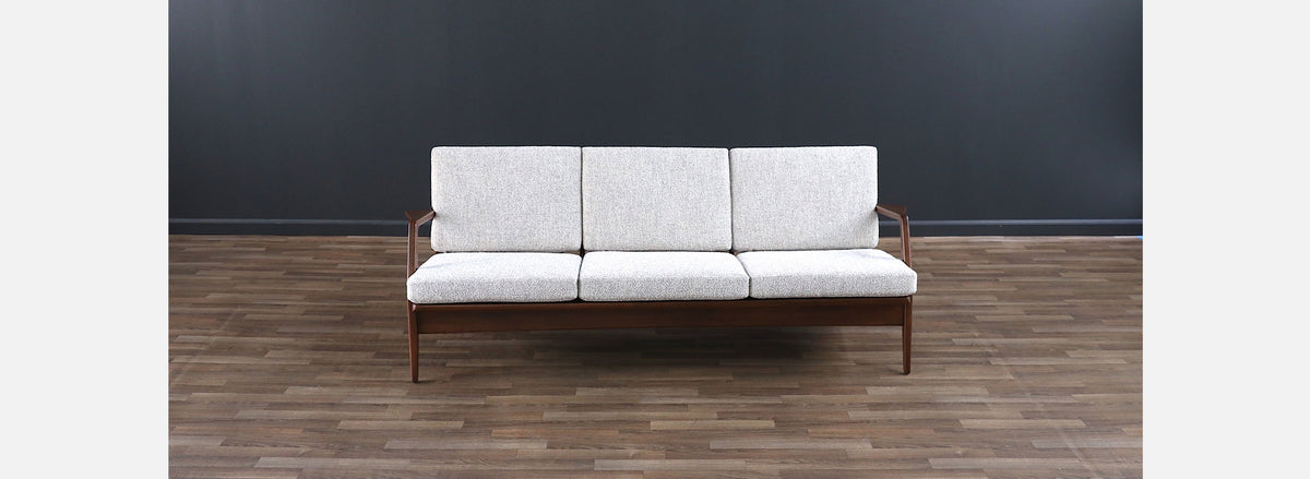 Danish Modern Sculpted Sofa by Ib Kofod-Larsen