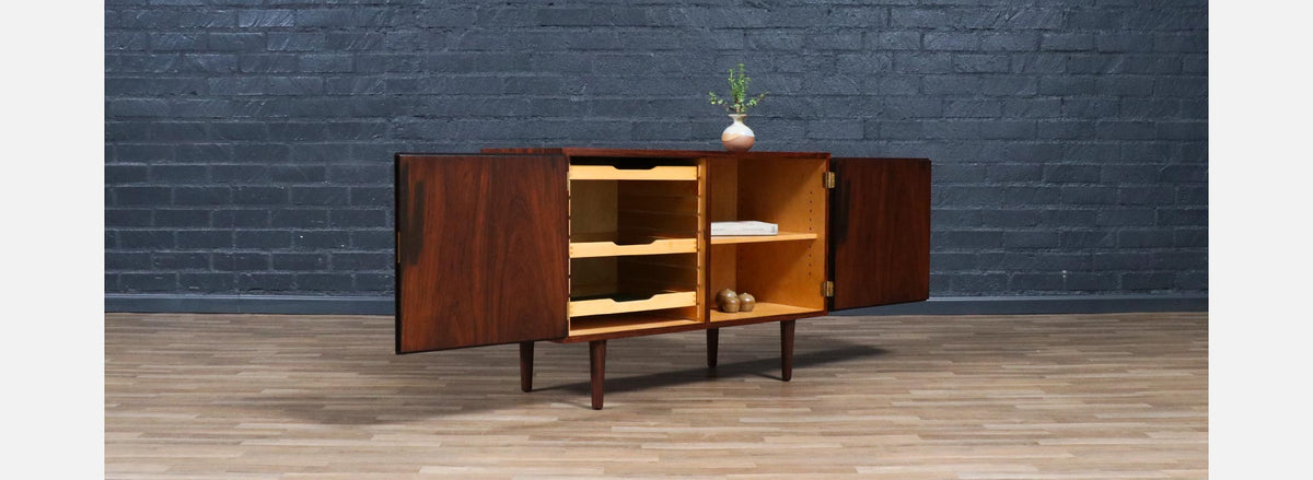 Danish Modern Brazilian Rosewood Cabinet by Carlo Jensen