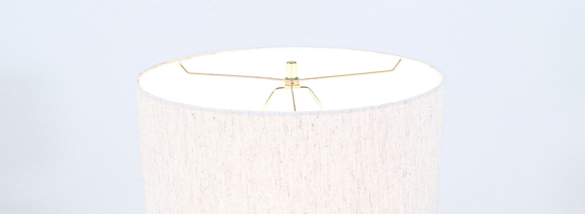 Danish Modern Glazed Ceramic Table Lamp 