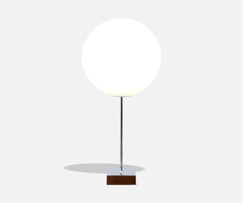 Robert Sonneman "Lollipop" Chrome Table Lamp