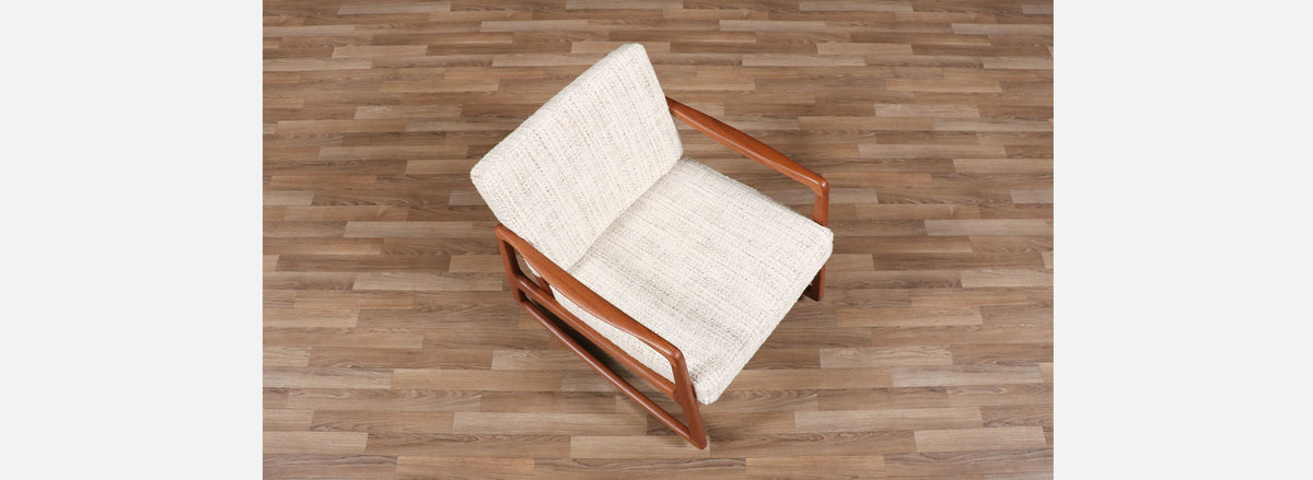 Ole Wanscher Model FD-120 Teak Rocking Chair for France & Son