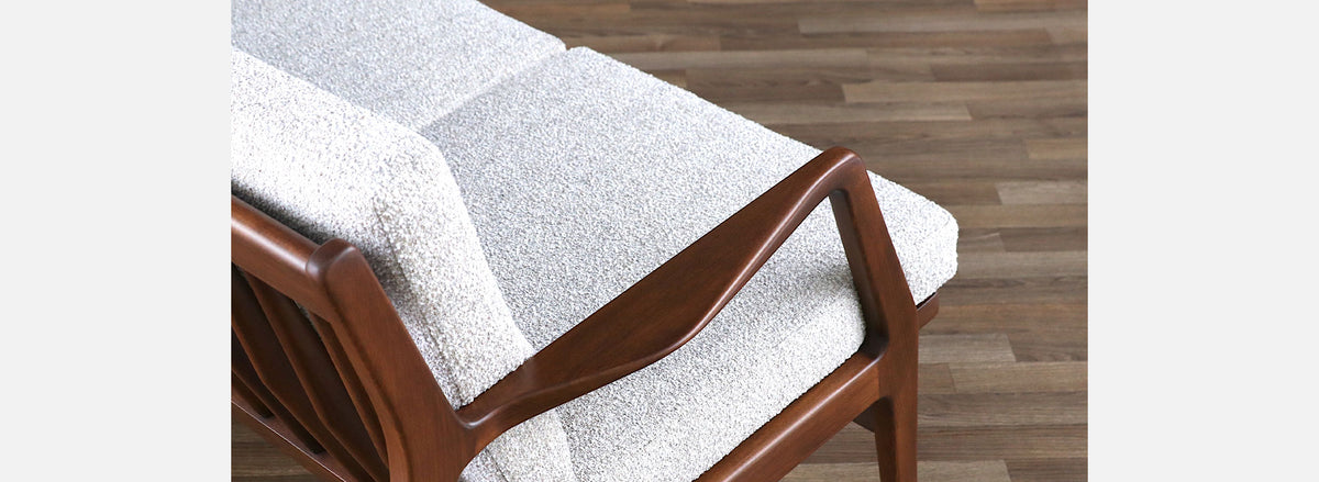 Danish Modern Sculpted Sofa by Ib Kofod-Larsen