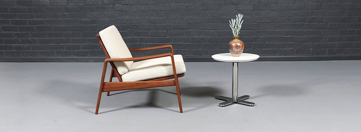 Arne Wahl Iversen Teak Lounge Chair for Komfort