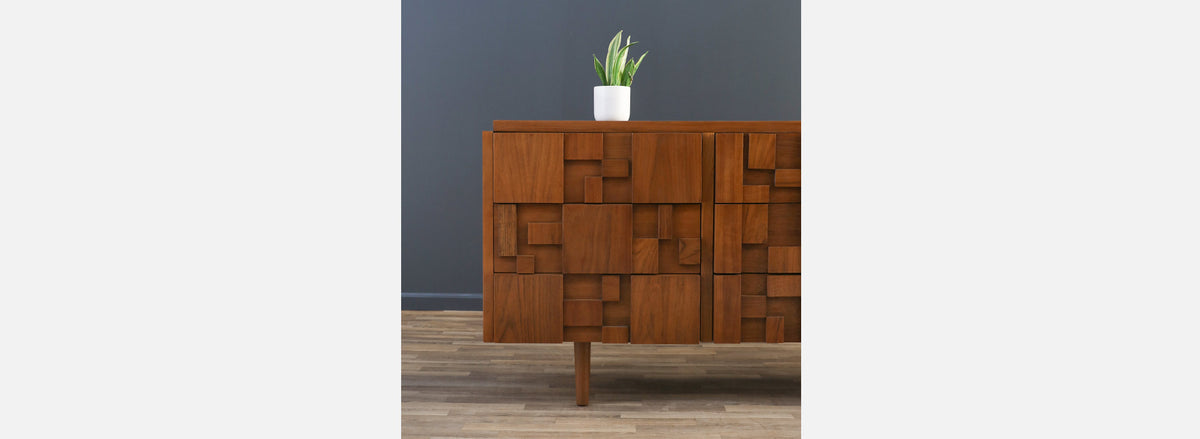 Mid-Century Brutalist "Staccato" Dresser by Lane