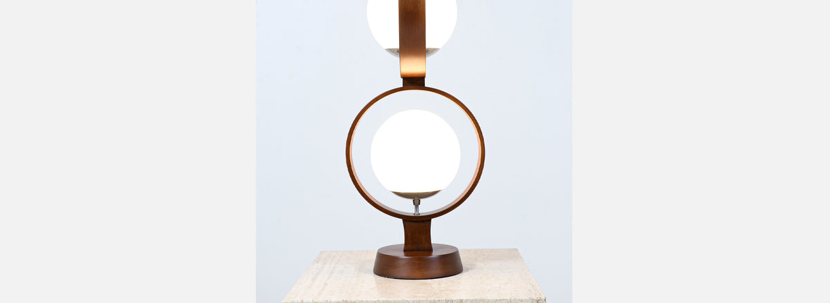 Mid-Century Modern Globe Ring Lamp for Modeline