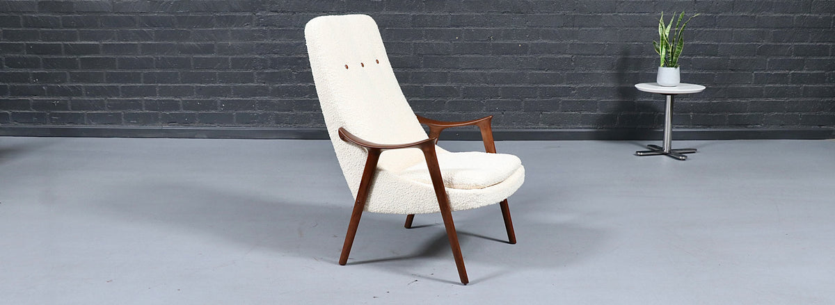 Norwegian Modern "Klarinett" Teak Lounge Chair by More Lenestolfabrikk
