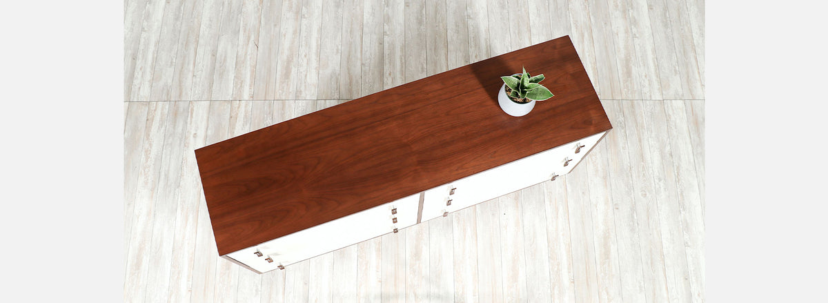 California Modern Two-Tone Lacquered Dresser by Stanley Young for Glenn of CA
