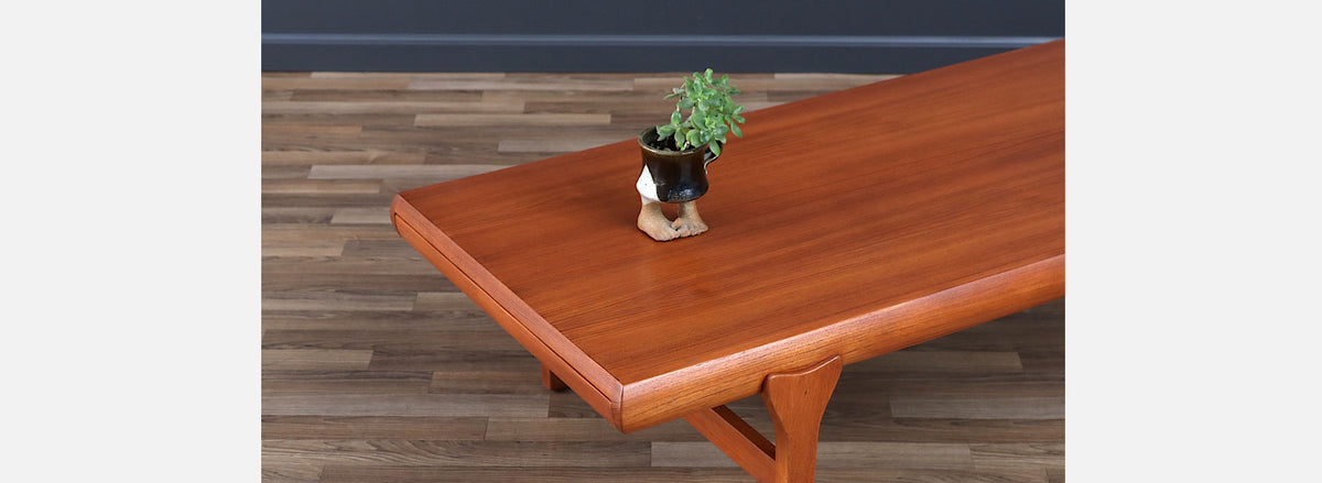Johannes Andersen Extending Teak Coffee Table
