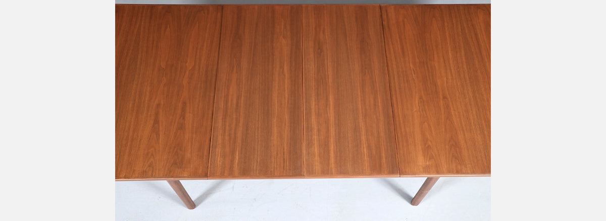 Folke Ohlsson Model-452 Expanding Walnut Dining Table for Dux