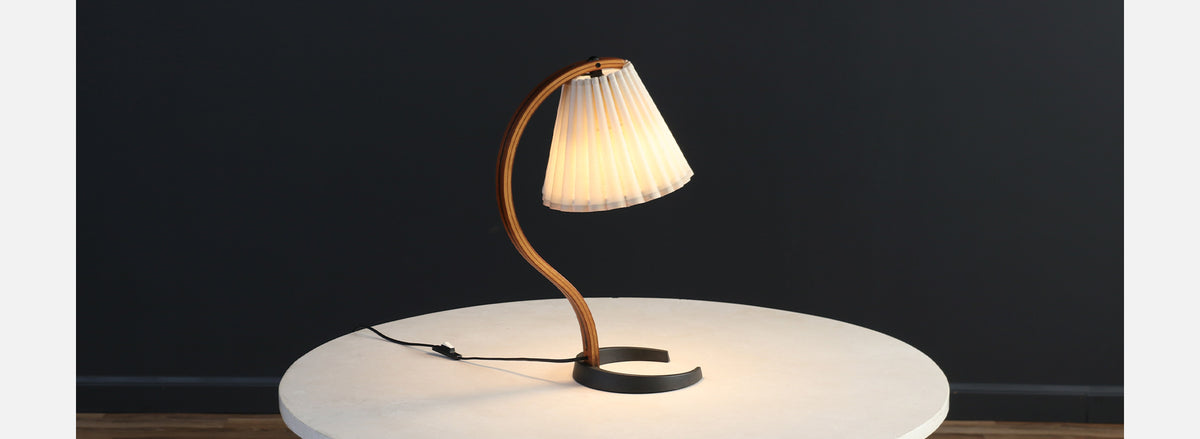 Danish Modern Arc Table Lamp by Mads Caprani