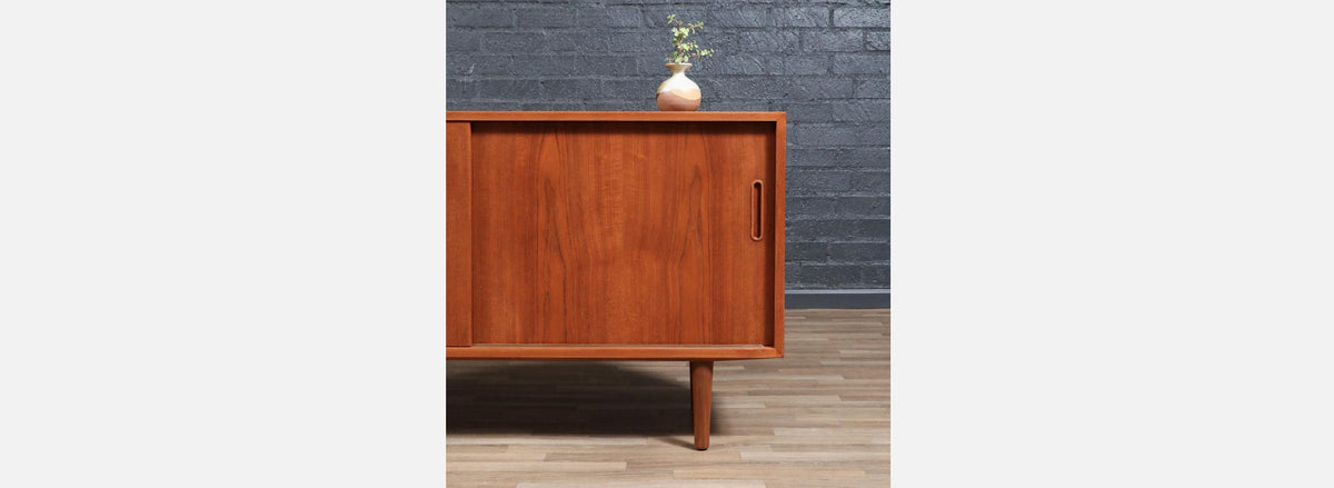 Danish Teak Credenza by Carlo Jensen for Hundevad