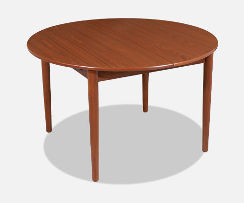 Danish Modern "Butterfly Leaf" Expanding Teak Dining Table