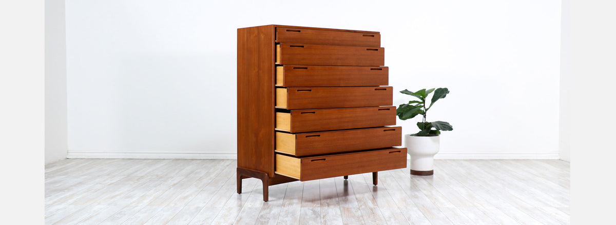 Danish Modern Teak Chest of Drawers by William Watting