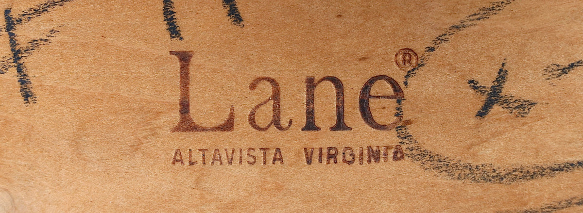 Mid Century Floating Top Walnut & Live Edge Side Tables by Lane