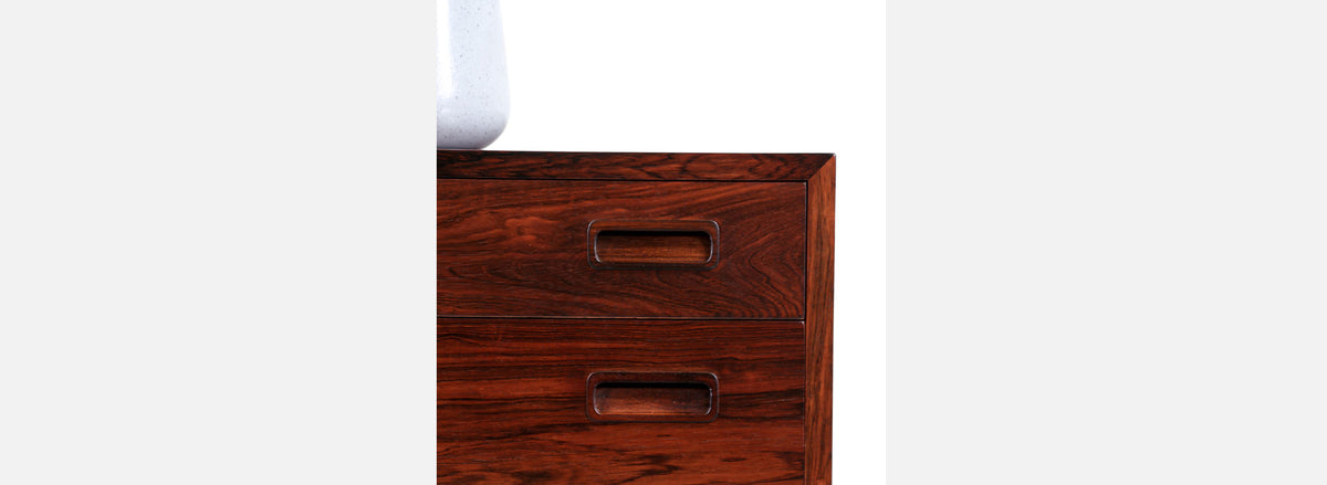 Danish Modern Rosewood Dresser by Carlo Jensen for Hundevad & Co. 