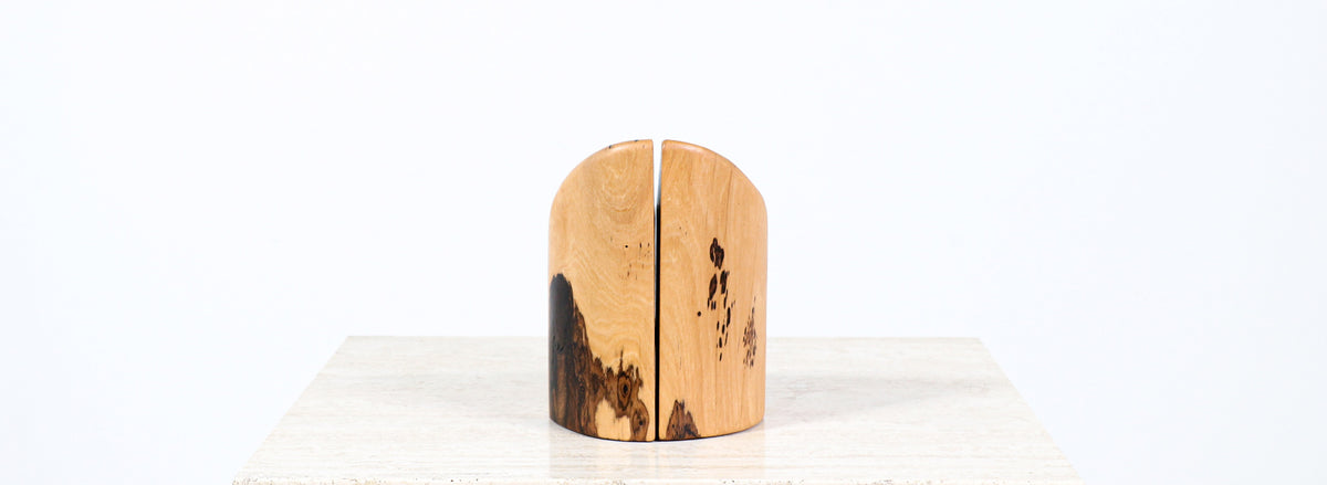 Don Shoemaker Sculpted Rosewood Bookends for Señal Furniture