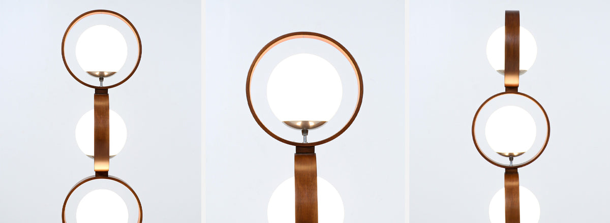 Mid-Century Modern Globe Ring Lamp for Modeline