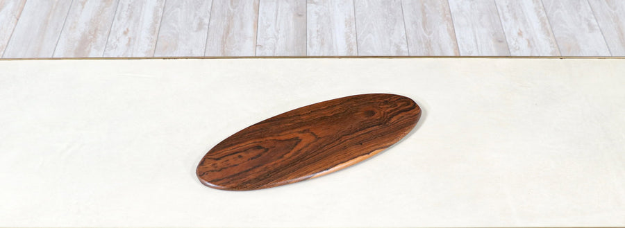 Don S. Shoemaker Rosewood Oval Tray for Señal Furniture