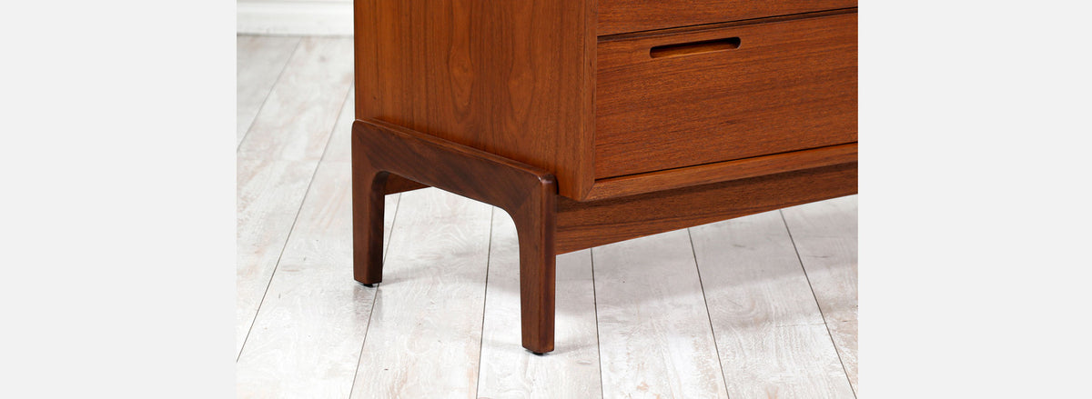 Danish Modern Teak Chest of Drawers by William Watting