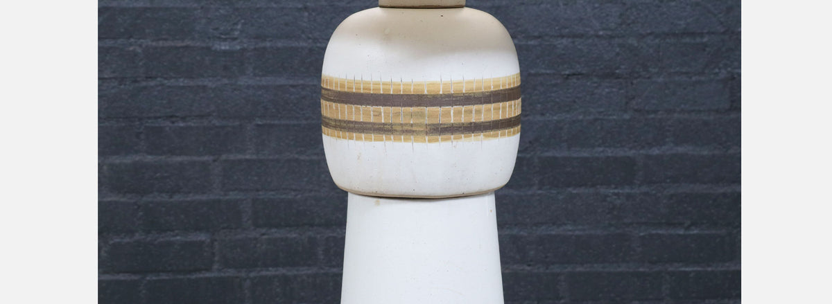 Mid-Century Ceramic Pottery Table Lamp by Jane & Gordon Martz